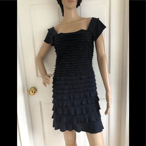 M.J.J.P Mini Stretchy Black Dress Sz S - Picture 2 of 9
